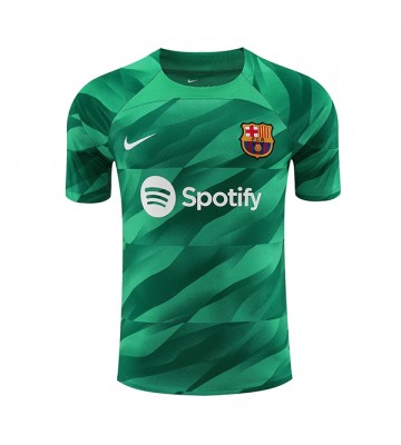 Lacne Muži Futbalové dres Barcelona Brankarsky  2023-24 Krátky Rukáv - Domáci